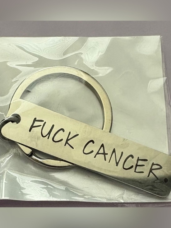 Angela’s Boutique LLC Other - Silver 'F”Cancer' Metal Keychain -